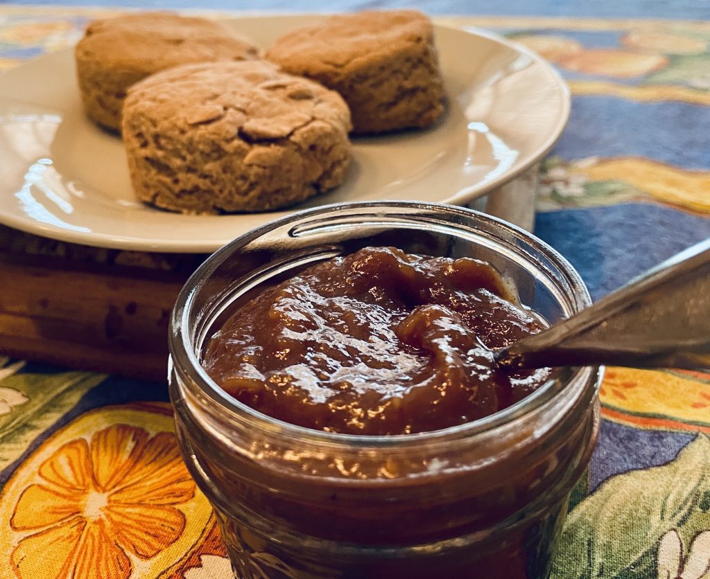 Mom's Whole Wheat Biscuits with Fig Butter